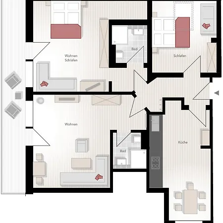 Apartamento Gaisbock Der Dorfurlaub *